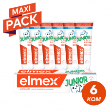 MAXI PACK elmex Junior pasta za zube (6 x 75ml)